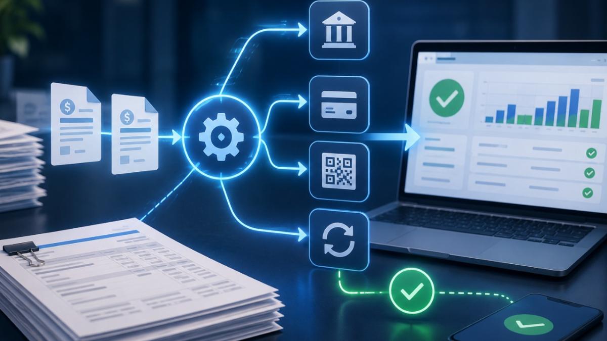 Automação financeira: cobranças e conciliação sem trabalho manual