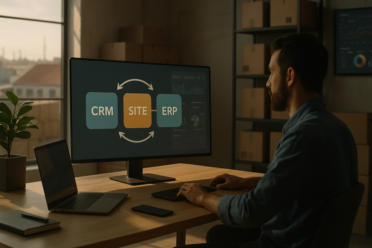 CRM, Site e ERP: O Que Integrar Primeiro para Não Perder Leads